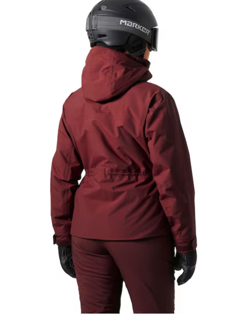 Helly Hansen Women's Ski Jacket in Burgundy - Picture 4 of 5
